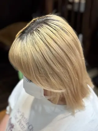 ミディアム 岡田怜大hair cranialのヘアスタイル