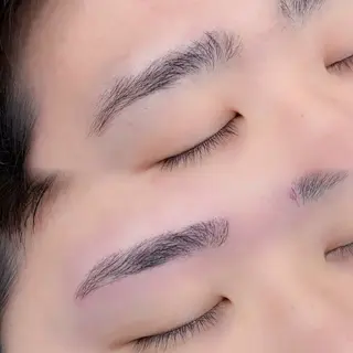 メンズ アイブロウ ゆるふわ眉🧸 Airiのマツエク・マツパデザイン