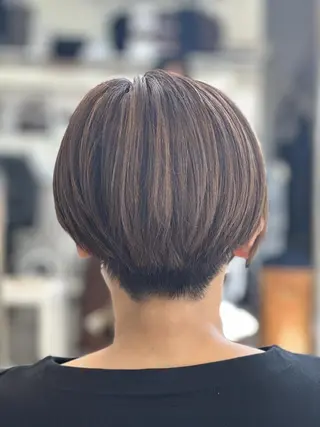 ショート ケアカラー特化 美容師店長佐藤のヘアスタイル