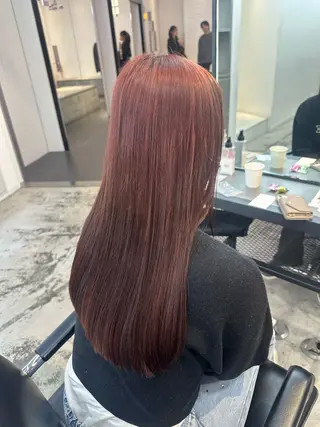 ミディアム カラー パーマ ヘアアレンジ 暖色💖ツヤ髪💖 masae🌼のヘアスタイル