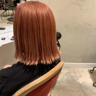 ミディアム カラー SAKINO. ベージュカラーのヘアスタイル