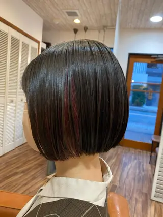 ショート くびれショート・ボブ カットorパーマ特化のヘアスタイル
