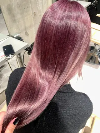 ロング カラー iLi🫧kim ryongna🦋のヘアスタイル