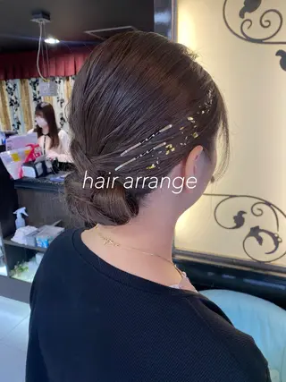 セミロング ヘアアレンジ トップスタイリスト 小澤純一のヘアスタイル