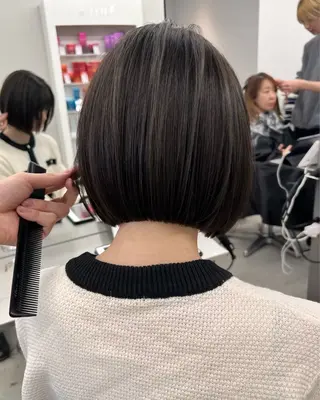 セミロング カラー ヘアアレンジ 🫧透明感カラー/ 艶カラー🫧namiのヘアスタイル