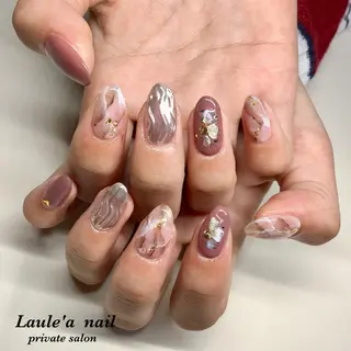 カラー ネイル マツエク・マツパ 福田 加奈のネイルデザイン