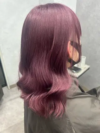 ミディアム カラー ミ クのヘアスタイル