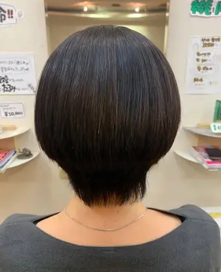 ショート 縮毛矯正モデル募集中 美容室HATSUのヘアスタイル