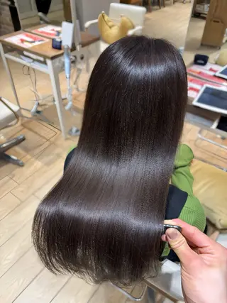 ロング カラー 髪質改善/ブリーチ なしカラー/菊池真稔のヘアスタイル