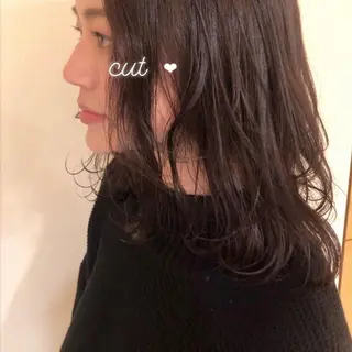 ミディアム カラー マンツーマン半個室 tamuraのヘアスタイル