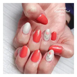 ミディアム ネイル 👑enen style👑のネイルデザイン