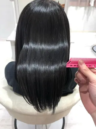セミロング 似合わせかわいい カット【店長】珱翔のヘアスタイル