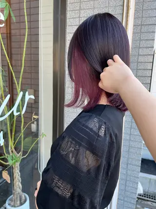 ミディアム 立野 希沙のヘアスタイル