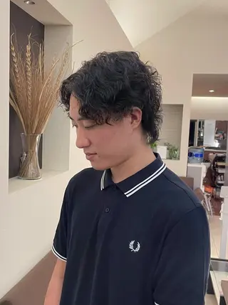 メンズ 韓国ヘア/透明感カラ ー/メンズレディースのヘアスタイル