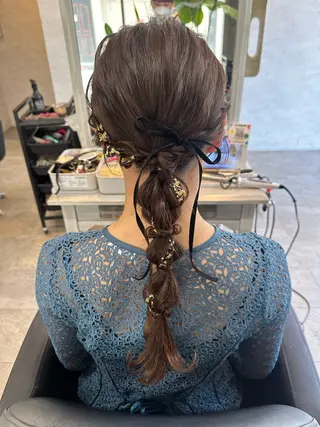 ロング ヘアアレンジ 🎀ヘアセット/艶髪 /はやしほのか🎀のヘアスタイル