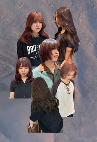 カラー 森田楓乃/上前津/ 大須/ブリーチカラーのヘアスタイル