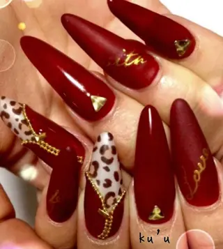 ロング ネイル salon kuuのネイルデザイン