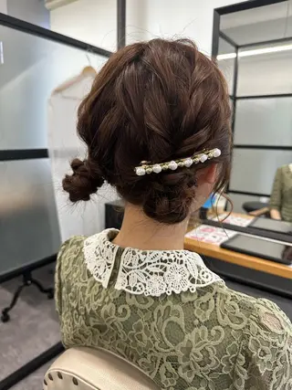 ロング カラー ヘアアレンジ JURI🤎 ワンカールレイヤーのヘアスタイル