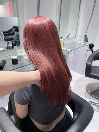 カラー girly❤︎暖色ヘ ア➰🎀HINANOのヘアスタイル