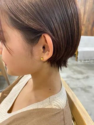 ショート 🍃透明感スタイル ｙｕ-ｋａ🍃のヘアスタイル