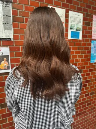 セミロング 髪質改善✨ 角谷 勇のヘアスタイル