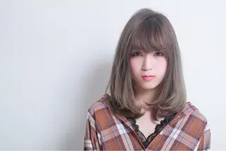 ミディアム カラー ヘアアレンジ 烏丸韓国ヘア🇰🇷 ayaka🎀のヘアスタイル