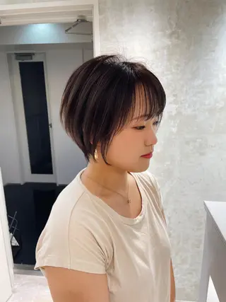 ショート 小野 明日香のヘアスタイル
