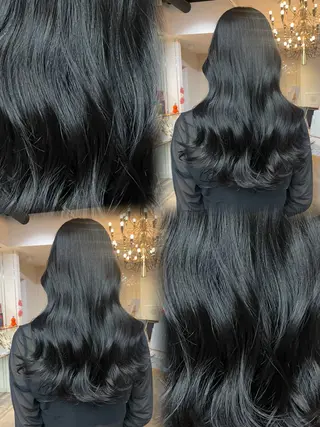 ロング カラー りん 🎀韓国スタイルのヘアスタイル