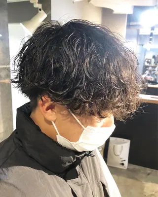パーマ ヘアアレンジ メンズ メンズ特化✂️栗原 侑也のヘアスタイル