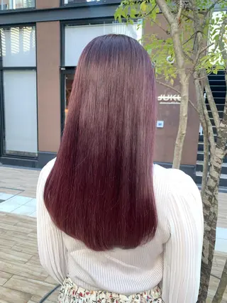 ロング カラー ヘアアレンジ yuka .のヘアスタイル