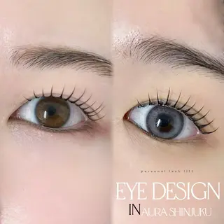 マツエク・マツパ UKA aura 新宿西口店のマツエク・マツパデザイン