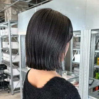 ミディアム カラー ✨縮毛矯正/ボブ✨ 佐藤 さくらのヘアスタイル