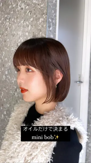 ショート 透明感カラー 大人グレージュ有村のヘアスタイル