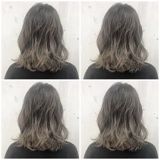 ミディアム カラー パーマ ヘアアレンジ メンズ レイヤー/顔周り 韓国ヘア森田和貴のヘアスタイル