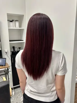 カラー 藤田真凜/ボブ/ショ ート/艶カラー🩶のヘアスタイル