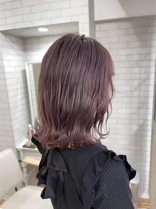 ミディアム カラー Reb_keiji 👑小倉圭司のヘアスタイル