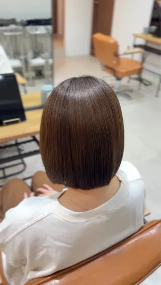 honoka/レイヤ ー/艶感カラー/韓国のヘアスタイル