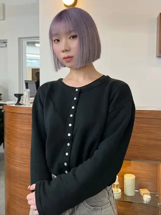 ミディアム いざわりお /梅田/ブリーチのヘアスタイル