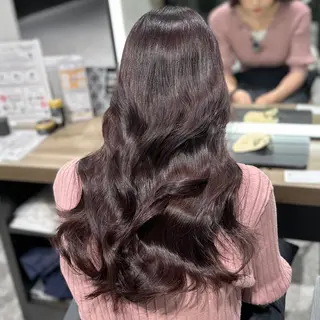 ロング カラー レイヤー/グレージュ メンズパーマのヘアスタイル