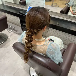 ロング ヘアアレンジ 🎀ヘアアレンジ 🎀ななみのヘアスタイル