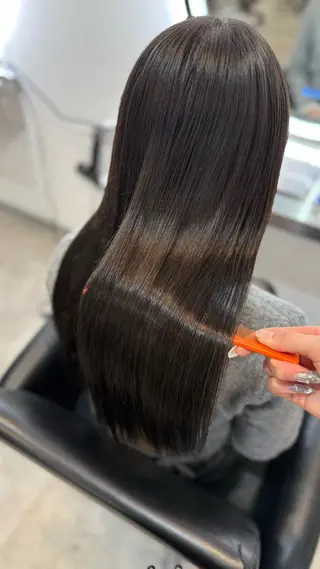 ロング REINA エクステ/ヘアセットのヘアスタイル