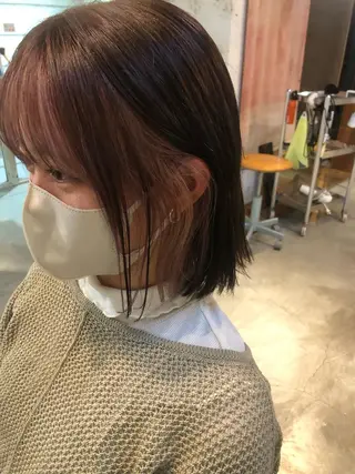 カラー 竹内 絢香のヘアスタイル