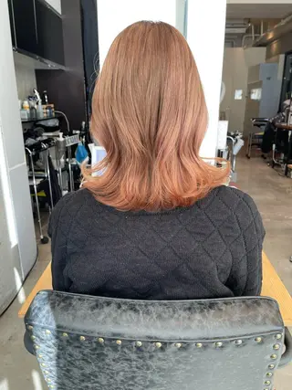 ミディアム 平栗 篤のヘアスタイル