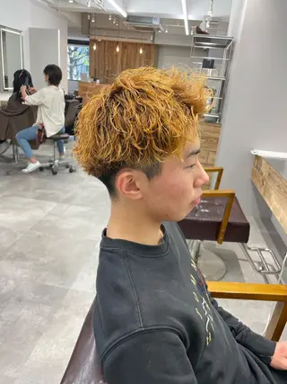 ショート パーマ ヘアアレンジ メンズ 🔥メンズ特化🔥 木村 祐太のヘアスタイル