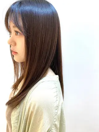 セミロング 🌈髪質改善/縮毛矯 正特化🌈鈴木一寿のヘアスタイル