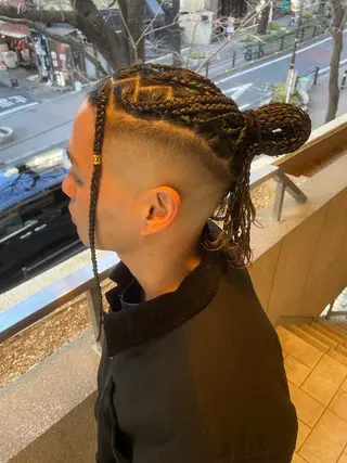 ヘアアレンジ メンズ 渋谷/フェード/ 國分 翔のヘアスタイル