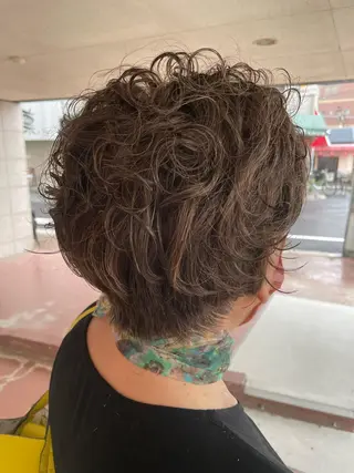 パーマ 浅香山✨美髪✨ やまもとあきこのヘアスタイル