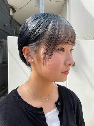 ショート 🪞透け感&韓国ヘア 🪞honokaのヘアスタイル
