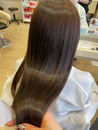 ロング Hair&Cafe Matty’sのヘアスタイル