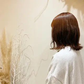 ミディアム カラー 三木　英音 bisouhairのヘアスタイル